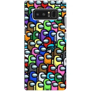 Чохли Амонг Ас для samsung Galaxy Note 8 (AlphaPrint) (Убитий)