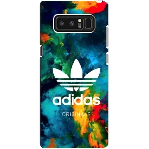 Чохли Адидас для samsung Galaxy Note 8 (AlphaPrint) (Яскравий Адідас)