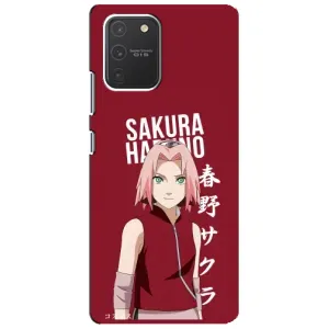 Чехлы Персонажи Аниме Наруто для Samsung Galaxy S10 Lite (AlphaPrint) (Аниме Сакура)