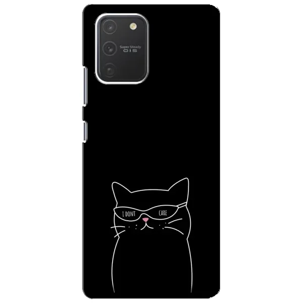 Чехол с принтом «Равнодушный кот» для Samsung Galaxy S10 Lite