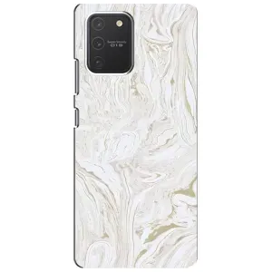 Мраморний чехол на Samsung Galaxy S10 Lite (VPrint) (Білий мрамор)