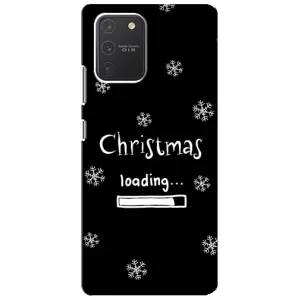 Рождественские, Праздничные Чехлы для Самсунг С10 Лайт (Christmas loading)