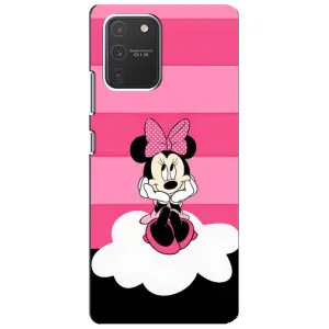 Эксклюзивный чехол для Samsung Galaxy S10 Lite (AlphaPrint - Мультяшные) (Девочка Maus)