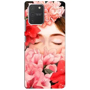 Чехлы (ART) Цветы на Samsung Galaxy S10 Lite (VPrint) (Глаза в цветах)