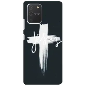 Чехол для Samsung Galaxy S10 Lite (AlphaPrint) - (Христианские) (Иисус)