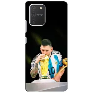 Чехлы для Samsung Galaxy S10 Lite (Leo чемпион) (AlphaPrint) (Кубок Месси)