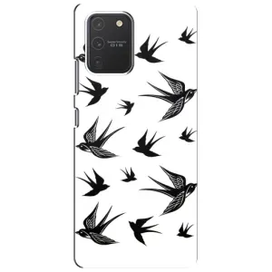 Чехол с птицами на Samsung Galaxy S10 Lite (VPrint) (Ласточки)