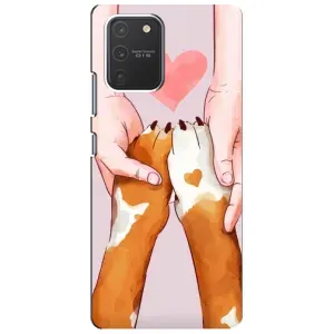 Чехлы с собаками для Samsung Galaxy S10 Lite (VPrint) (Любовь к собакам)