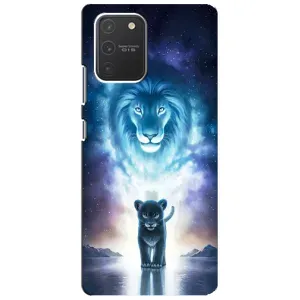 Чехол со Львом для Samsung Galaxy S10 Lite (VPrint) (Маленький лев)