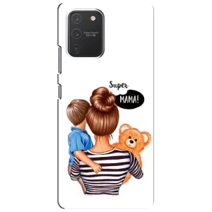 Чехол с печатью для Samsung Galaxy S10 Lite - (Мама с ребенком) (AlphaPrint) (Мама с сыном)