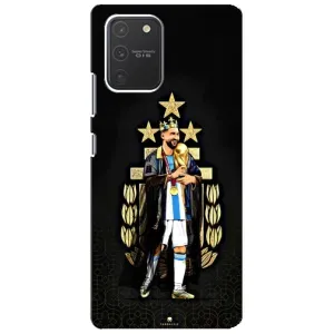 Чехлы для Samsung Galaxy S10 Lite (Leo чемпион) (AlphaPrint) (Месси Король)