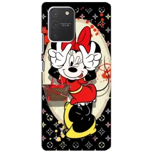 Чехол Disney Mouse Samsung Galaxy S10 Lite (PREMIUMPrint) (Минни peace)
