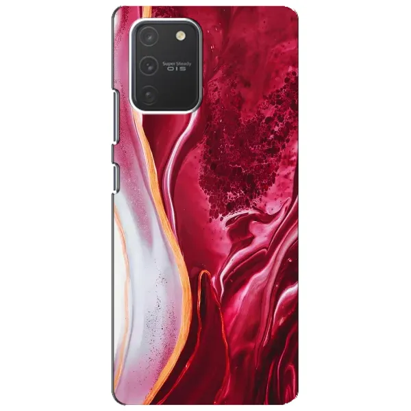 Чехол с принтом «Мрамор красный» для Samsung Galaxy S10 Lite
