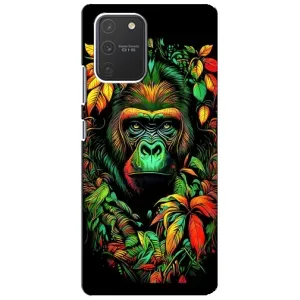 Чехол с Обезьянами Samsung Galaxy S10 Lite - (AlphaPrint) (Обезьяна в тропиках)