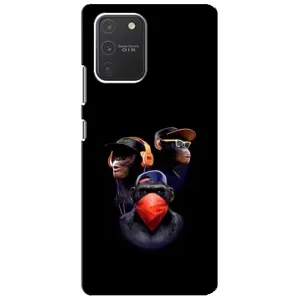 Чехол с Обезьянами Samsung Galaxy S10 Lite - (AlphaPrint) (Три обезьяны)