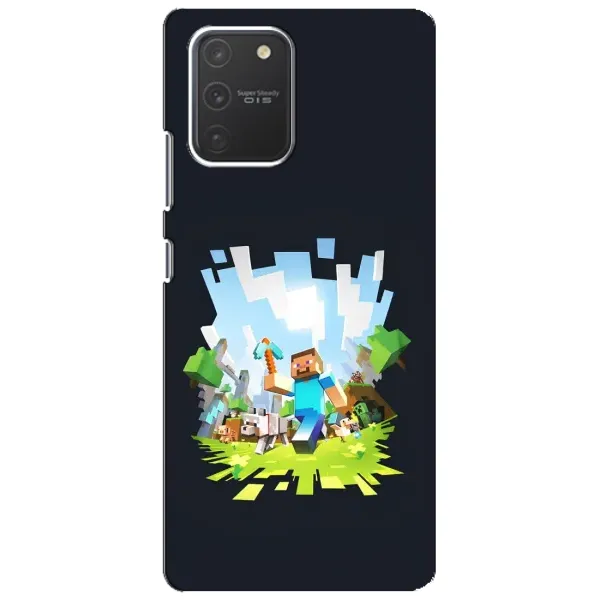Чехол с принтом «персонажи Minecraft» для Samsung Galaxy S10 Lite