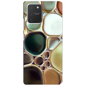 Мраморний чехол на Samsung Galaxy S10 Lite (VPrint) (Радужний Мрамор)