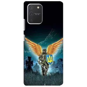 Чехлы с картинкой ЗСУ для Samsung Galaxy S10 Lite (AlphaPrint) (Солдат ЗСУ)