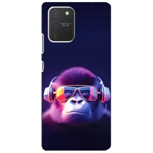 Чехол с Обезьянами Samsung Galaxy S10 Lite - (AlphaPrint) (Стильная обезьяна)