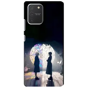 Чехлы Венсдей на Samsung Galaxy S10 Lite Уэнсдей (AlphaPrint) (Уэнздей и Инид)