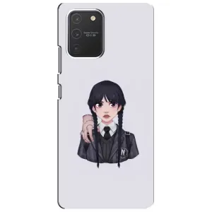 Чехлы Венсдей на Samsung Galaxy S10 Lite Уэнсдей (AlphaPrint) (Уэнздей и Вещь)