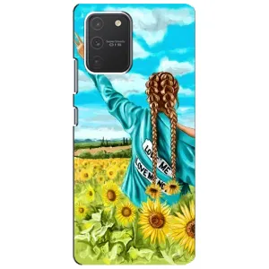 Чохол для Патріота України Samsung Galaxy S10 Lite - (AlphaPrint) (Україночка)