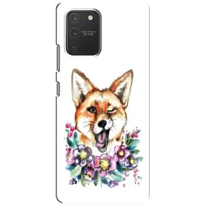 Чехлы с картинкой Лисички для Samsung Galaxy S10 Lite (VPrint) (Веселая лисичка)