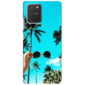 Силиконовый чехол с КАРТИНКАМИ лето для Samsung Galaxy S10 Lite (AlphaPrint) (Взгляд лето)