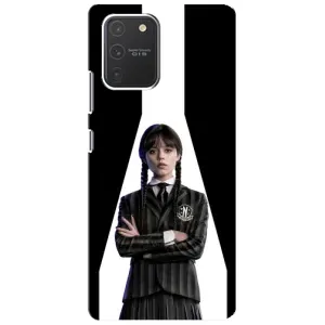Чехлы Венсдей на Samsung Galaxy S10 Lite Уэнсдей (AlphaPrint) (W-Wednesday)