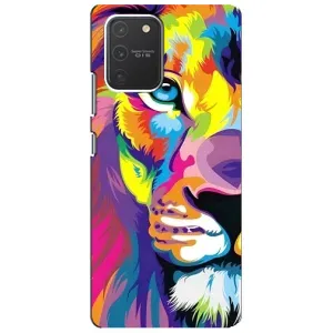 Чехол со Львом для Samsung Galaxy S10 Lite (VPrint) (Яркий Лев)
