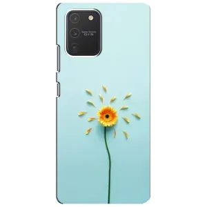 Чехлы с Цветами для Samsung Galaxy S10 Lite (VPrint) (Желтый цветок)