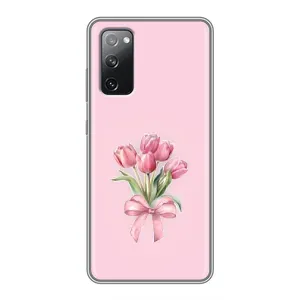 Чохол з розовим принтом для Samsung Galaxy S20 FE (Букет квітів)