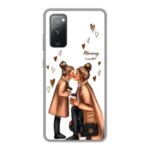 Чохол з друком для Samsung Galaxy S20 FE - (Мама з дитинкою) (AlphaPrint) (Донька і мама)