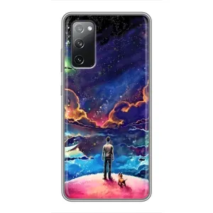 Космічні Чохли для Самсунг Гелексі S20 ФЕ (VPrint) (Вид Галактики)