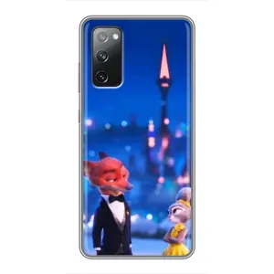 Чехол Зоотрополіс на Samsung Galaxy S20 FE (Романтический вечер Зверополис)