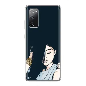 Чохол з друком для Samsung Galaxy S20 FE - (Мода) (AlphaPrint) (Гарна дівчина)