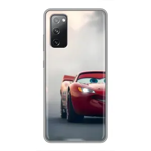 Силиконовый чехол Маквин для Samsung Galaxy S20 FE (Скоростной Маквин)