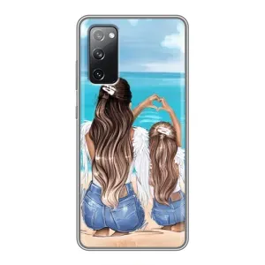 Чохол з друком для Samsung Galaxy S20 FE - (Мама з дитинкою) (AlphaPrint) (Мама з донькою)