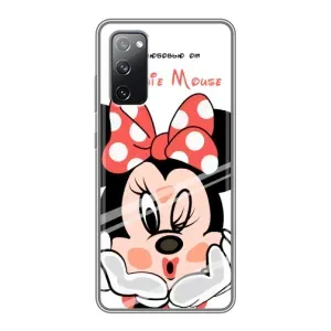 Эксклюзивный чехол для Samsung Galaxy S20 FE (AlphaPrint - Мультяшные) (Маус Минни)