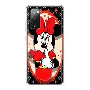 Чехол Disney Mouse Samsung Galaxy S20 FE (PREMIUMPrint) (Минни Маус ЛВ)