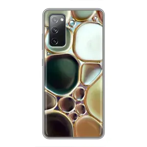 Мраморний чехол на Samsung Galaxy S20 FE (VPrint) (Радужний Мрамор)