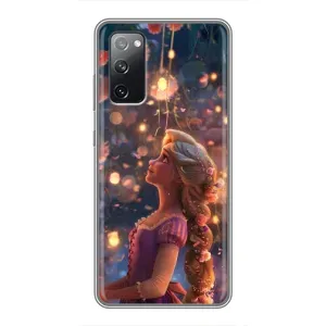 Чехол Рапунцель для Samsung Galaxy S20 FE (Рапунцель фонарики)