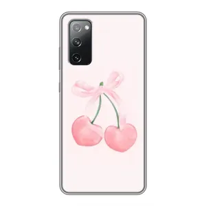 Чохол з розовим принтом для Samsung Galaxy S20 FE (Рожеві вишні)