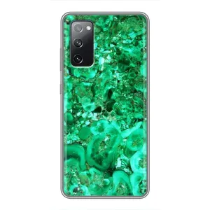 Мраморний чехол на Samsung Galaxy S20 FE (VPrint) (Салатовий Мрамор)