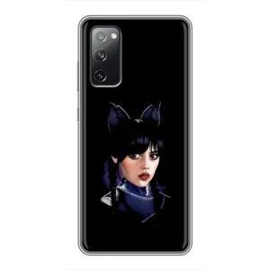 Чехлы Венсдей на Samsung Galaxy S20 FE Уэнсдей (AlphaPrint) (серьезная Уэнздей)