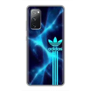 Чехлы Адидас для Samsung Galaxy S20 FE (AlphaPrint) (Синий Адидас)