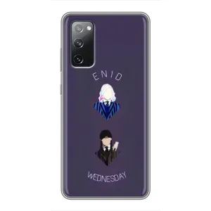 Чехлы Венсдей на Samsung Galaxy S20 FE Уэнсдей (AlphaPrint) (Уэнздей и подруга)