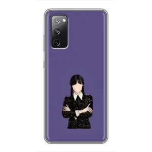 Чехлы Венсдей на Samsung Galaxy S20 FE Уэнсдей (AlphaPrint) (Уэнздей в черном)