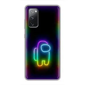 Чехол Амонг Ас для Samsung Galaxy S20 FE (AlphaPrint) (Яркий скин)