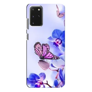Чехлы с Цветами для Samsung Galaxy S20 Plus (VPrint) (Бабочка на цветочке)
